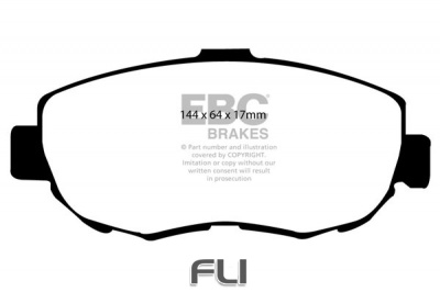 EBC DP1223 standaard Remblokken