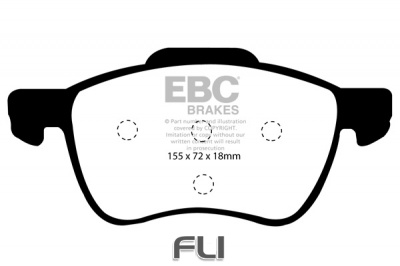 EBC DP1229 standaard Remblokken