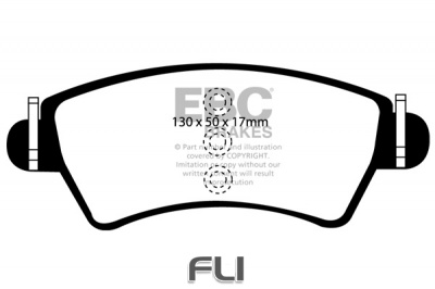 EBC DP1234 standaard Remblokken
