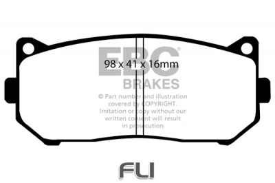 EBC DP1235 standaard Remblokken