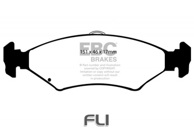 EBC DP1237 standaard Remblokken