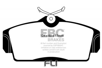 EBC DP1238 standaard Remblokken