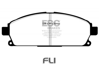 EBC DP1247 standaard Remblokken