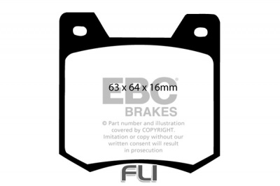 EBC DP124 standaard Remblokken