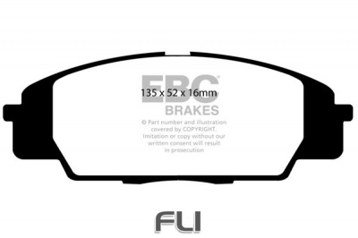 EBC DP1254 standaard Remblokken