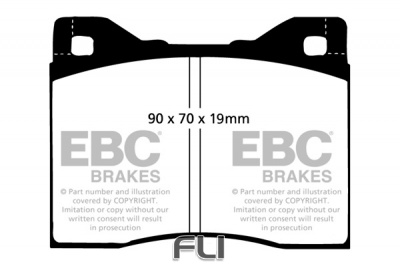 EBC DP125_2 standaard Remblokken