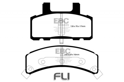 EBC DP1273 standaard Remblokken