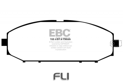 EBC DP1280 standaard Remblokken