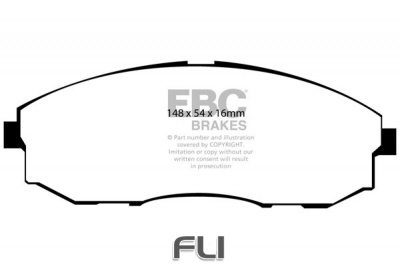 EBC DP1281 standaard Remblokken