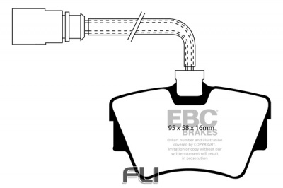 EBC DP1285 standaard Remblokken