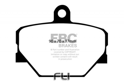 EBC DP1287 standaard Remblokken