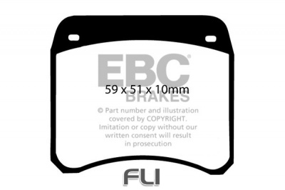 EBC DP128 standaard Remblokken