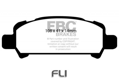 EBC DP1293 standaard Remblokken