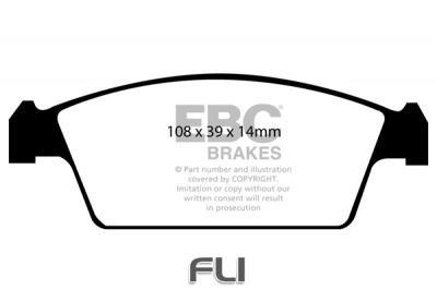 EBC DP1301 standaard Remblokken