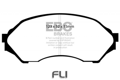 EBC DP1302 standaard Remblokken