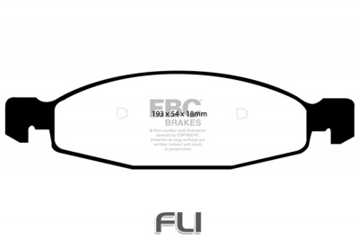 EBC DP1312 standaard Remblokken