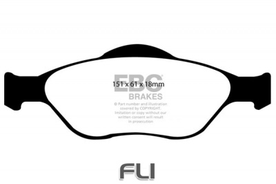 EBC DP1320 standaard Remblokken