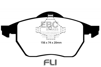 EBC DP1324 standaard Remblokken
