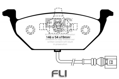 EBC DP1329 standaard Remblokken