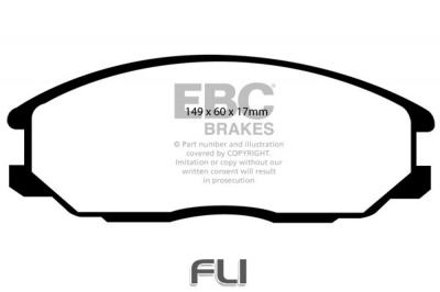 EBC DP1332 standaard Remblokken