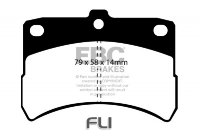 EBC DP1335 standaard Remblokken