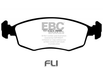 EBC DP1337 standaard Remblokken