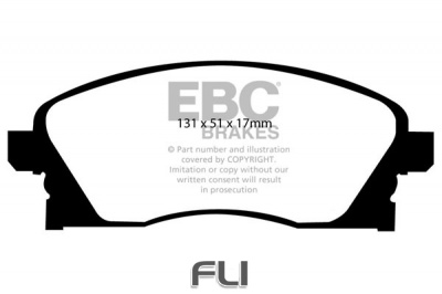 EBC DP1341 standaard Remblokken