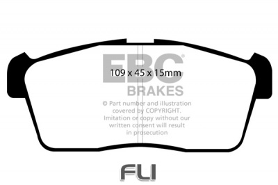 EBC DP1344 standaard Remblokken