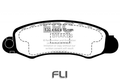 EBC DP1345 standaard Remblokken