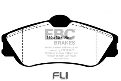 EBC DP1346 standaard Remblokken