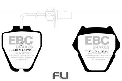 EBC DP1348 standaard Remblokken