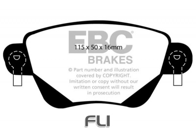 EBC DP1350 standaard Remblokken