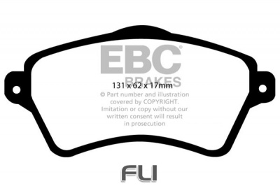 EBC DP1352 standaard Remblokken