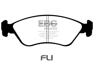 EBC DP1356 standaard Remblokken