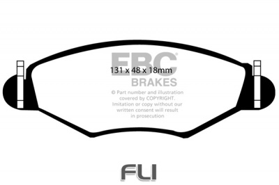 EBC DP1366 standaard Remblokken