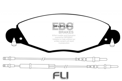 EBC DP1372 standaard Remblokken