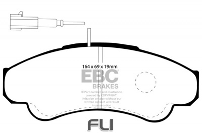EBC DP1379 standaard Remblokken
