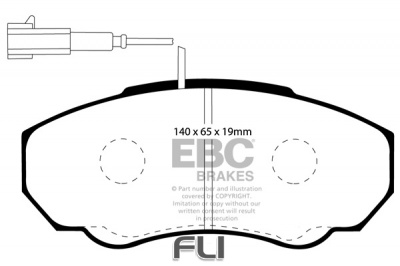 EBC DP1380 standaard Remblokken