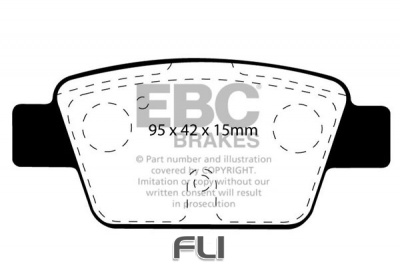 EBC DP1381 standaard Remblokken