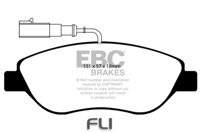 EBC DP1382_2 standaard Remblokken