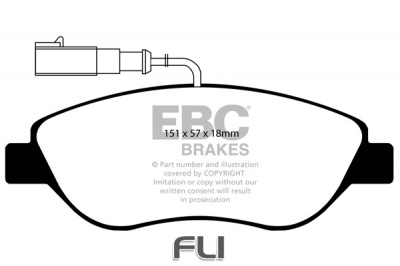 EBC DP1382 standaard Remblokken