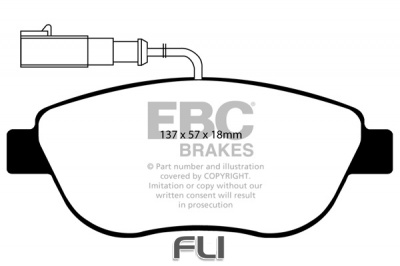 EBC DP1383_2 standaard Remblokken
