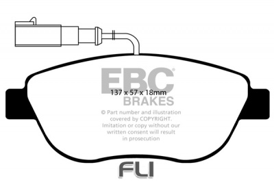 EBC DP1383 standaard Remblokken