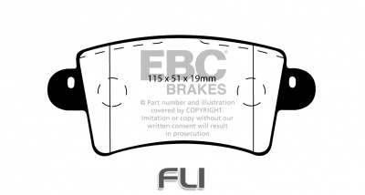 EBC DP1385 standaard Remblokken