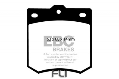 EBC DP138 standaard Remblokken