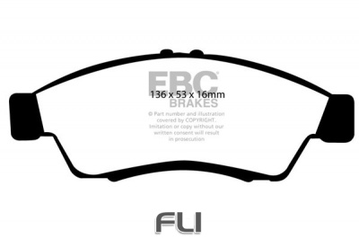 EBC DP1390 standaard Remblokken