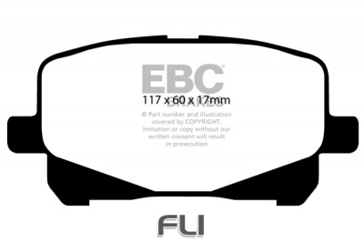 EBC DP1399 standaard Remblokken