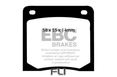 EBC DP139 standaard Remblokken