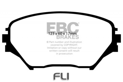 EBC DP1402 standaard Remblokken