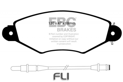 EBC DP1406 standaard Remblokken